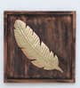 Modern Leaf Copper Iron Wall Art Without LED