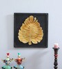 Modern Leaf Gold Iron Wall Art Without LED