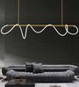 Modern LED Linear Pendant Light (1200mm, Warm White)