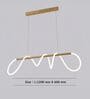 Modern LED Linear Pendant Light (1200mm, Warm White)