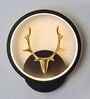 Modern LED Wall Light with Golden Antler Design