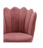 Modern Leisure Velvet Upholstered Shell Ergonomic Mid-Back Adjustable Swivel Chair In Pink Color Modern Leisure Velvet Upholstered Shell Ergonomic Mid-Back Adjustable Swivel Chair In Pink Color
