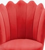 Modern Leisure Velvet Upholstered Shell Ergonomic Mid-Back Adjustable Swivel Chair In Red Color Modern Leisure Velvet Upholstered Shell Ergonomic Mid-Back Adjustable Swivel Chair In Red Color