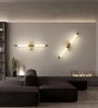 Modern Linear LED Wall Sconce in Brushed Gold