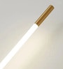 Modern Linear LED Wall Sconce in Brushed Gold