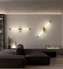 Modern Linear LED Wall Sconce in Brushed Gold Modern Linear LED Wall Sconce in Brushed Gold