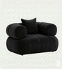 Modern Luxury 1 Seater Sofa In Black Color
