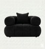 Modern Luxury 1 Seater Sofa In Black Color