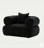 Modern Luxury 1 Seater Sofa In Black Color
