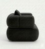 Modern Luxury 1 Seater Sofa In Black Color