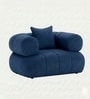 Modern Luxury 1 Seater Sofa In Blue Color