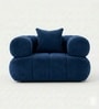 Modern Luxury 1 Seater Sofa In Blue Color