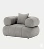 Modern Luxury 1 Seater Sofa In Light Grey Color