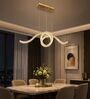 Modern Luxury Crystal Wave LED Chandelier