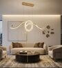 Modern Luxury Crystal Wave LED Chandelier