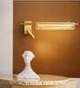 Modern Luxury LED Wall Sconce   Minimalist Gold 3C LED Light with Adjustable Spotlight for Bedroom & Living Room