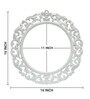 White MDF Modern Decorative Mirror