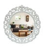 White MDF Modern Decorative Mirror