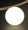 Modern Metal Gold Finish Ceiling Indoor Wall Lamp with Round Globe Glass Shade