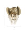Modern Metal Wall Light With Hammerd & Plain Metal With Crystal Drops