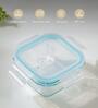 Modern Microwave Safe 250ml Glass & PVC (Set of 2) Lunch Box