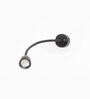 Modern Minimalist Black LED Wall Mounted Spotlight with Flexible Gooseneck Arm