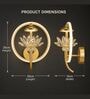 Modern Minimalist LED Wall Light   Gold Finish