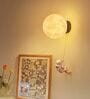Modern Moon Wall Lamp with Astronaut Design   Resin Decorative Light