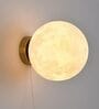 Modern Moon Wall Lamp with Astronaut Design   Resin Decorative Light