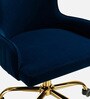 Modern-Motile  Velvet Guest Chairs In Blue  Colour