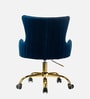 Modern-Motile  Velvet Guest Chairs In Blue  Colour