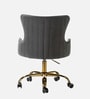 Modern-Motile  Velvet Guest Chairs In Grey Colour