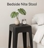 Modern Multi-Purpose Utility Livo Stool In Black Colour