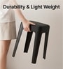 Modern Multi-Purpose Utility Livo Stool In Black Colour