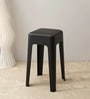 Modern Multi-Purpose Utility Livo Stool In Black Colour