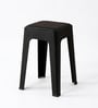 Modern Multi-Purpose Utility Livo Stool In Black Colour