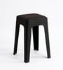 Modern Multi-Purpose Utility Livo Stool In Black Colour