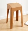 Modern Multi-Purpose Utility Livo Stool In Brown Colour