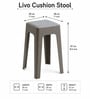 Modern Multi-Purpose Utility Livo Stool In Grey Colour