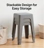 Modern Multi-Purpose Utility Livo Stool In Grey Colour