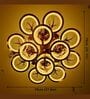 Modern Multi-Ring LED Ceiling Chandelier   Rose Gold
