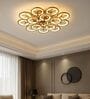 Modern Multi-Ring LED Ceiling Chandelier   Rose Gold