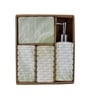 Modern Multicolour Ceramic Set of 4 Bath Accessories Set 