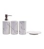 Modern Multicolour Ceramic Set of 4 Bath Accessories Set