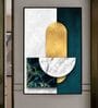 Modern Multicolour Engineered Wood Framed Canvas Wall Painting