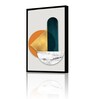 Modern Multicolour Engineered Wood Framed Canvas Wall Painting