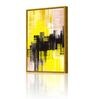 Modern Multicolour Engineered Wood Framed Canvas Wall Painting