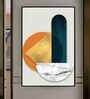 Modern Multicolour Engineered Wood Framed Canvas Wall Painting