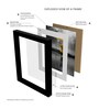 Modern (Set of 8) Multicolour MDF Collage Photo Frames