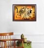 Modern Multicolour MDF Framed Wall Painting